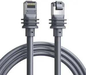 UGREEN Starlink Cable 75FT, Compatible with Starlink Standard Generation 3/ Mini, Cat 6 5Gbps 250MHz High Speed, IP67 Waterproof, 26AWG, UL CMX/CMR/EU CPR Standards, Durable, Grey