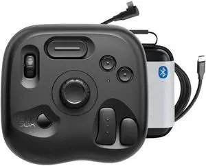 TOUR BOX Lite Bluetooth - Compact Editing Keyboard, Artists Drawing Tablet Keypad, Works with Clip Studio Paint & More, Creative Console with Custom Software, Cable, Travel Bag - Wireless Kit