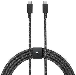 Native Union Belt Cable XL Type-C 100W USB-C to USB-C 10ft / 3m Ultra-Strong Charging Cable with Cable Strap  Compatible with iPhone Air, iPhone 17, MacBook, iPad, Surface Go 4 (Cosmos)