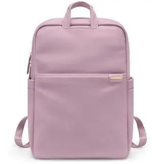 GOLF QUALITY Slim Laptop Backpack for Women, Lightweight Business Backpack for Women Computer Bag Purse for Commuting, Fit 16 Inch, Pink Purple