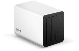 TERRAMASTER F2-425 Plus NAS Storage - 2Bay Intel N150 Quad-Core CPU, 8GB RAM DDR5, 5GbE LAN x 2, M.2 Slot x 3, Network Attached Storage for Teamwork, Multimedia Server (Diskless)