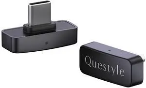 Questyle QCC Dongle Pro [MFi Certified] USB-C Bluetooth Audio Adapter with LDAC,aptX Lossless&aptX-Adaptive,Low Latency Bluetooth 5.4 Dongle for PS5,Wireless Lossless Transmitter for PC/Headphones