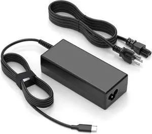 Bzylon 65W USB C Laptop Charger Compatible with HP OmniBook 3 5 7 X, 7 Aero, 5/7/X/Ultra Flip Next Gen AI Laptop - 65W USB C Fast Power Adapter