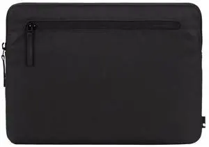 Incase Compact Laptop Sleeve with Flight Nylon - 16 Inch MacBook Pro and Laptop Case Slim Computer Sleeve with Faux Fur Lining, Front Accessory Pocket with Zipper - Black Incase Compact Laptop Sleeve with Flight Nylon - 16 Inch MacBook Pro and Laptop Case Slim Computer Sleeve with Faux Fur Lining, Front Accessory Pocket with Zipper - Black