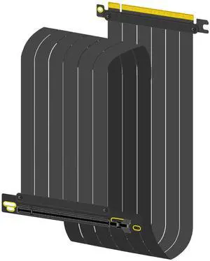 GLOTRENDS 1000mm PCIe 3.0 X16 Riser Cable for Low-end PCIe 3.0 GPUs, Such as GeForce RTX 20/GTX 16/GTX 10 Series and AMD Radeon RX5000/VII/RX Vega/R9 Fury Series, etc