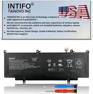 INTIFO 60.76Wh RR04XL Laptop Battery Compatible with HP Spectre X360 13-AW0900 13-AW0090CA 13-AW0003DX 13-AW0001LA 13-AW0001LM HSTNN-DB9K HSTNN-OB1M L60373-005 L60213-2C1 L60213-AC1