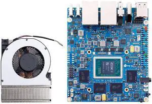 Orange Pi 6 Plus 16GB/32GB LPDDR5 CIX CD8180/CD8160 12-Core Single Board Computer with Active Cooling System, Support 45 Tops AI Computing Power, Mini PC Run Ubuntu/Debian/Android/Windows/ROS2 (16GB)