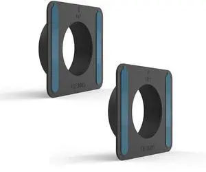 TIUIHU Silicone Cover for Google Nest Cam Indoor(Wired)-2nd Gen (Black, 2*Pack)