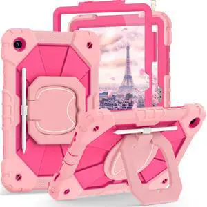 Auizotl Case for Samsung Galaxy Tab A9+/ A9 Plus 11 Inch (SM-X210/X216/X218) with Screen Protector/360 Rotating Stand, Military Grade Shockproof Cover for A9 Plus Tablet Case