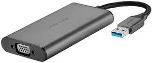INSIGNIA USB 3.0 to 2K Ultra HD VGA Adapter for VGA Monitors, Projectors, Gaming Console