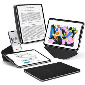 MOFT Dynamic Folio Case for iPad A16 11th Generation 2025 & iPad 10th Generation A14 2022, Silm Magnetic Stand Case with 20+ Viewing Angles, Auto Wake/Sleep, Ultra Thin,Ultra Thin, Jet Black