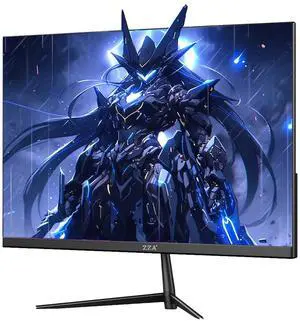 ZZA 24.5" 120Hz Curved Gaming Monitor | FHD 1080P Frameless Design, AMD FreeSync, Low Motion Blur, Eye Care Technology, DisplayPort & HDMI Connectivity, VESA Wall Mount Compatible - Black