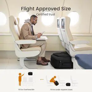 LOVEVOOK Travel Carry on Backpack for Men Women,Expandable 40L Extra Large Travel Laptop Backpack,Water Resistant Durable TSA Airline Approved Business College Carry on Bag Fit 17 Inch Computer,3 Pcs