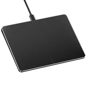 ProtoArc Wired USB Trackpad for Windows 10/11, Large High-Precision Wired Trackpad Mouse with Multi-Gesture, Ultra Slim Portable Aluminum Touchpad Mouse for Computer/Desktop/Laptop, Black