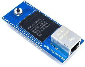 NetPi - Ethernet HAT for Raspberry Pi Pico, Plug & Play RJ45 Port Ethernet Board for Raspberry Pico & Pico W with 1.3" LCD Display