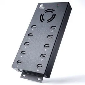 USB 2.0 Hub Type-C Multi Safety 10 Ports Powered, with AC Adapter, Aluminum USB Splitter with Cooling Fan - Type C for Laptops & PC, PC,Flash Drives, HDD, Hard Drive, Mouse, XPS, Xbox, Keyboard USB 2.0 Hub Type-C Multi Safety 10 Ports Powered, with AC Adapter, Aluminum USB Splitter with Cooling Fan - Type C for Laptops & PC, PC,Flash Drives, HDD, Hard Drive, Mouse, XPS, Xbox, Keyboard