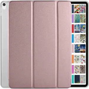 DuraSafe Cases for iPad PRO 10.5" 2017 Smart Cover A1701 A1709 A1852 MQDX2LL/A MQDT2LL/A MPF22LL/A MPDY2LL/A MPF02LL/A MPF12LL/A MPGL2LL/A MPGK2LL/A MPGH2LL/A MPGJ2LL/A MQF12LL/A MQEY2LL/A Rose Gold