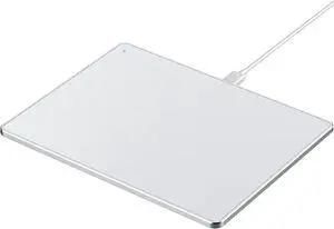 Wired Trackpad for Windows 10/11  High-Precision Multi-Touch Portable Touchpad Mouse with Multi-Gesture, Ultra-Slim Aluminum Design, Compatibility for PC, Laptop, and Desktop Computers (Silver)