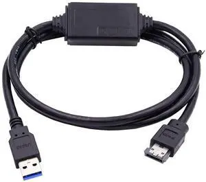 CY Cable for USB 3.0 to Power Over eSATA DC5V USB2.0 to HDD SSD ODD Disk eSATAp Converter