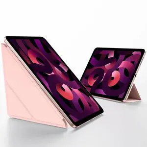 SMARTDEVIL Magnetic Case for iPad Air 10.9 Inch Case (2022/2020, 5th/4th Generation), Thin and Lightweight, Auto Wake/Sleep, 5 Standing Angles, Pink