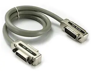 TEZONG IEEE-488 GPIB/HPIB CN24 Male to Female Metal Connector Extension Gpib Cable 1Pack (1.5 Meter)