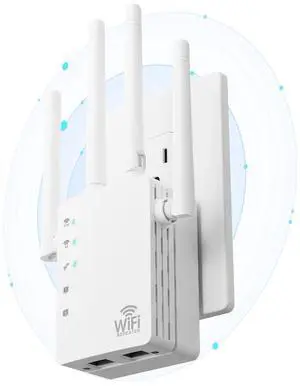 2025 WiFi Extenders Signal Booster with Dual Band 5GHz/2.4GHz, Long Range Up to 13888 sq. ft & 150+ Devices, Internet Extender WiFi Booster, WiFi Extenders Signal Booster for Home and Outdoors