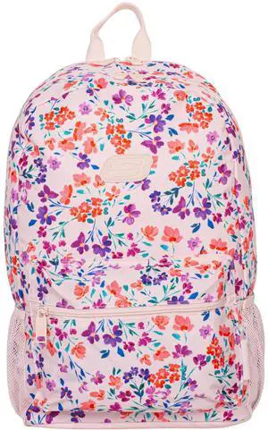 Skechers 365 Essential Travel Backpack for Women & Men, College Backpack, Laptop Bag, Multipurpose Back Pack & Book Bag (Floral)