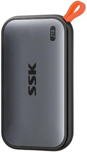 SSK Bundles With Portable SSD 2TB External Solid State Drives, up to 1050MB/s USB C SSD External Hard Drive USB 3.2 Gen2 AND Portable SSD 1TB External Solid State Drives, up to 1050MB/s USB C SSD Exte