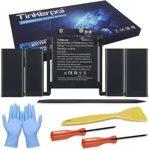 Tinkerpal A1819 A1706 Laptop Battery Compatible with MacBook Pro 13 inch Touch Bar (Late 2016, Mid 2017) with Tools EMC3071 EMC3163 11.41V 49.29Wh