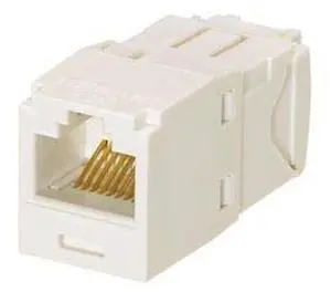 Panduit Mini-Com TX6 Plus Giga-Channel Cat6 Jack, Off-White, Pack of 24 CJ688TGIW-24