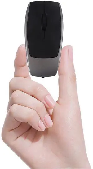 Bluetooth Mouse Rechargeable Portable Mini Computer Mice with TF Card Reader 3 Adjustable DPI Optical Lightweight Silent Wireless Mouse for Laptop Tablet Cell Phone Windows Mac OS Android iOS, Grey