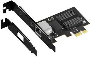 XikeStor 2.5Gb PCIe Network Card with Intel I226-V Chip, 2.5GBase-T Network Adapter NIC, PCIe 3.1 X1, PCI Express Gigabit Ethernet Card for Windows 10/11, Linux Kernel 5.16.18/RHEL8.6, VMware ESXi8.0