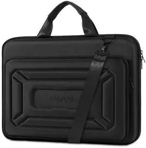 MOSISO Hard Shell Laptop Case for Men Women, 15-16 inch Geometric Splicing Computer Bag Compatible with MacBook HP Dell Lenovo Asus, 15.6 inch Laptop Bag with Front Raised Pocket&Shoulder Strap, Black MOSISO Hard Shell Laptop Case for Men Women, 15-16 inch Geometric Splicing Computer Bag Compatible with MacBook HP Dell Lenovo Asus, 15.6 inch Laptop Bag with Front Raised Pocket&Shoulder Strap, Black
