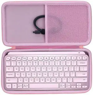 Lebakort Hard Carry Case Compatible with Logitech MX Keys Mini Minimalist Illuminated Keyboard (Rose Case) Lebakort Hard Carry Case Compatible with Logitech MX Keys Mini Minimalist Illuminated Keyboard (Rose Case)