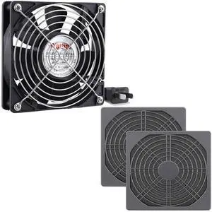 Wathai EC 120mm x 25mm Cooling Ventilation Exhaust Fan with Filter 110V 115V 120V 220V 240V AC Axial Case Muffin Fan Wathai EC 120mm x 25mm Cooling Ventilation Exhaust Fan with Filter 110V 115V 120V 220V 240V AC Axial Case Muffin Fan
