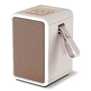 AT&T Essentials Retro 15W Bluetooth Speaker, IPX6 Waterproof, Bluetooth 5.3, LED Light Modes, Bass & Treble Control, 12H Battery, USB-C Charging, Outdoor & Indoor Use, Home Audio System - Cream AT&T Essentials Retro 15W Bluetooth Speaker, IPX6 Waterproof, Bluetooth 5.3, LED Light Modes, Bass & Treble Control, 12H Battery, USB-C Charging, Outdoor & Indoor Use, Home Audio System - Cream