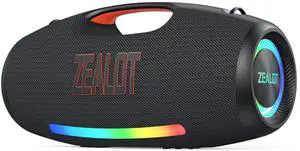 ZEALOT 250W Big Bluetooth Speaker with Bass, Portable Speaker with Subwoofer, Gift for Men, Wireless Speaker for Party, HiFi Stereo, IPX6 Waterproof, EQ, LED, 48000mAh, Outdoor, Pool, Beach ZEALOT 250W Big Bluetooth Speaker with Bass, Portable Speaker with Subwoofer, Gift for Men, Wireless Speaker for Party, HiFi Stereo, IPX6 Waterproof, EQ, LED, 48000mAh, Outdoor, Pool, Beach
