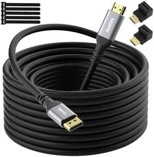 4K@60Hz DisplayPort to HDMI Cable 35FT, Active Uni-Directional, Long 4K@60Hz DisplayPort to HDMI Cable 35FT, Active Uni-Directional, Long