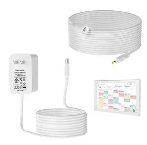12V Power Cord Kit for Skylight Calendar Compatible with Skylight Calendar 15 Inch Power Adapter Charger 12V Power Cord Kit for Skylight Calendar Compatible with Skylight Calendar 15 Inch Power Adapter Charger