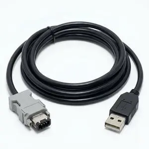 Pidwaok USB to SM-6P Encoder Cable FT232RL RS485 Programming Cable for Delta ASDA-B2/A2 Servo Drive CN3 Port, 6ft Shielded Industrial Cable Pidwaok USB to SM-6P Encoder Cable FT232RL RS485 Programming Cable for Delta ASDA-B2/A2 Servo Drive CN3 Port, 6ft Shielded Industrial Cable