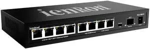 8-Port 2.5G Switch Ethernet,Network,8 x 2.5Gb with 1 x 10GB SFP+Uplink VLAN , 60Gbps Capacity,Full FanlessMetal, Switch Desktop/Wall Mount for NAS, PC,Router,Office,Home,4K Video 8-Port 2.5G Switch Ethernet,Network,8 x 2.5Gb with 1 x 10GB SFP+Uplink VLAN , 60Gbps Capacity,Full FanlessMetal, Switch Desktop/Wall Mount for NAS, PC,Router,Office,Home,4K Video