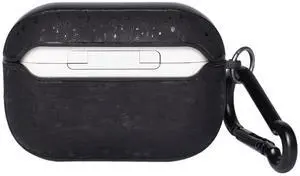 Airpod Pro 2nd Generation Case - Protective Cork Case Cover - Compatible with MagSafe Charging - Plant Based Material - Airpod Case with Keychain - Vegan Cork Material - (Surface Black) Airpod Pro 2nd Generation Case - Protective Cork Case Cover - Compatible with MagSafe Charging - Plant Based Material - Airpod Case with Keychain - Vegan Cork Material - (Surface Black)