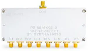 TOJOIN Passive Power Splitter/Divider 8 Way for SMA Connectors, Coaxial Cable Splitter 0.005-1GHz for RF/Microwave Measurements Accessories Splitter Coaxial, for Antenna System (PS-8SM-00510) TOJOIN Passive Power Splitter/Divider 8 Way for SMA Connectors, Coaxial Cable Splitter 0.005-1GHz for RF/Microwave Measurements Accessories Splitter Coaxial, for Antenna System (PS-8SM-00510)