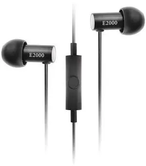 Final E2000C in Ear Isolating Earphones with Smartphone Controls and Microphone - Black Aluminium Final E2000C in Ear Isolating Earphones with Smartphone Controls and Microphone - Black Aluminium