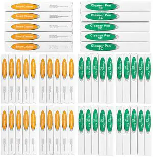 Duogalia 50 Pack Fiber Cleaner Fiber Optic Tools Cleaning Pen for 1.25 mm/ 2.5mm SC/ST/FC/LC/MU Connector Over 800 Cleans Fiber End Face Cleans & Optical Connector Cleans Duogalia 50 Pack Fiber Cleaner Fiber Optic Tools Cleaning Pen for 1.25 mm/ 2.5mm SC/ST/FC/LC/MU Connector Over 800 Cleans Fiber End Face Cleans & Optical Connector Cleans