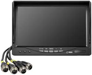WOOCARTY 7-inch Single Monitor with Four Camera Interfaces, Compatible with Model Y2 Backup Camera System. Please Consult The Seller to Confirm Compatibility Before Purchase. (Model: Y2M) WOOCARTY 7-inch Single Monitor with Four Camera Interfaces, Compatible with Model Y2 Backup Camera System. Please Consult The Seller to Confirm Compatibility Before Purchase. (Model: Y2M)