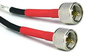 Extreme Consumer Products ECP Cable Experts RG-8X Coax Cable - 25 FT PL259 M/M Connectors - Heavy Duty Indoor/Outdoor Weatherproof Jumper Cables - CB, Ham Radio, Short Wave Radio - HF, VHF, UHF Extreme Consumer Products ECP Cable Experts RG-8X Coax Cable - 25 FT PL259 M/M Connectors - Heavy Duty Indoor/Outdoor Weatherproof Jumper Cables - CB, Ham Radio, Short Wave Radio - HF, VHF, UHF