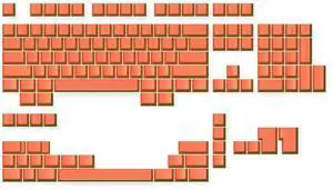 Ranked Blank Premium Keycap Set ^^ 1.4 mm Thick PBT ^^ Cherry Profile for Mechanical Keyboard (Coral, 139 Keys) Ranked Blank Premium Keycap Set ^^ 1.4 mm Thick PBT ^^ Cherry Profile for Mechanical Keyboard (Coral, 139 Keys)
