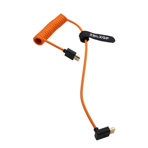 ZBLZGP HDMI 2.1 Coiled Cable 48Gbps 8K 4K 60p Down Angle to Straight for Atomos Shogun Ultra, SmallHD Cine 5, Feelworld S7, Sony A7R5, Panasonic S5II, Z CAM E2 Cameras ZBLZGP HDMI 2.1 Coiled Cable 48Gbps 8K 4K 60p Down Angle to Straight for Atomos Shogun Ultra, SmallHD Cine 5, Feelworld S7, Sony A7R5, Panasonic S5II, Z CAM E2 Cameras