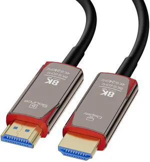 8K Fiber Optic HDMI 2.1 Cable 6ft, High Speed Fiber HDMI Cord 48Gbps, Long Active HDMI Cable, 48Gbps, 8K@60Hz 4K@120Hz, Dynamic HDR, eARC, HDCP 2.2&2.3, 3D, for PC, Monitor, PS5, PS4, Xbox, HDTV 8K Fiber Optic HDMI 2.1 Cable 6ft, High Speed Fiber HDMI Cord 48Gbps, Long Active HDMI Cable, 48Gbps, 8K@60Hz 4K@120Hz, Dynamic HDR, eARC, HDCP 2.2&2.3, 3D, for PC, Monitor, PS5, PS4, Xbox, HDTV
